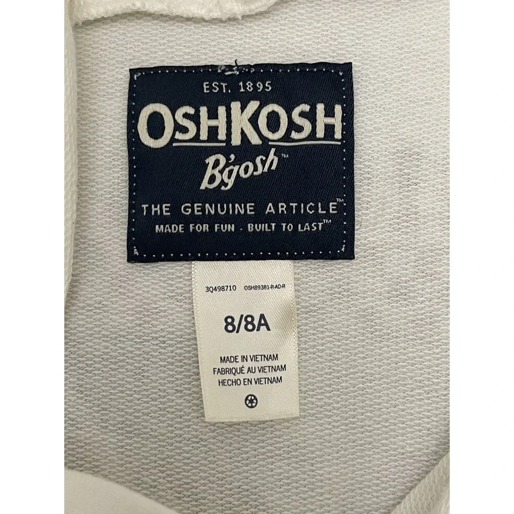 OshKosh B'Gosh Kids Boys Hooded Pullover Venice Beach Enjoy The Chill Size 8